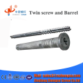 Plastic extruder tube production line twin screw barrel